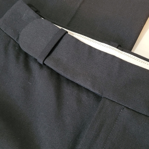 Banana Republic Black Wide-leg Jackson Fit Mensware Inspired Trousers - Size 8L - Picture 4 of 9